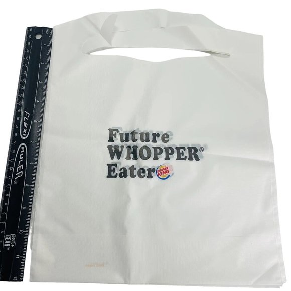 10 Burger King Future Whopper Eater Restaurant Plastic Bib Vintage Lot - Picture 7 of 8
